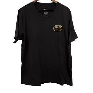 Men's Jack's Surfboards Black & Yellow Logo T-Shirt